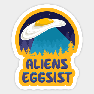 Aliens Eggsist Sticker